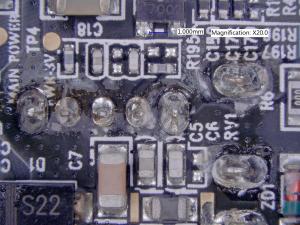 This is incredibly sloppy soldering using the wrong flux with many IPC-610 violations of acceptability.