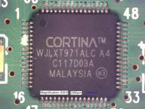 Golden IC on a fully functional PCB assembly