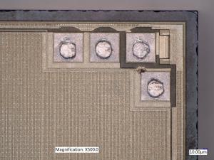 Outputs of the 2nd regulator, a fixed 3.3V out on pin 17 apparently defective