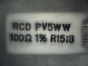 RCD 100-ohm resistor