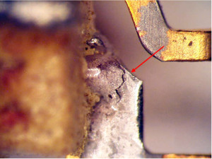 Another cracked solder joint