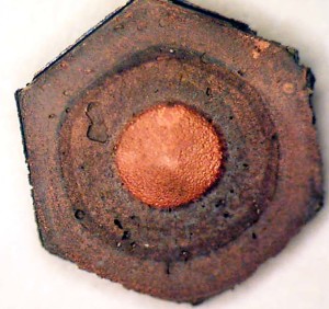 Diode with copper leads removed