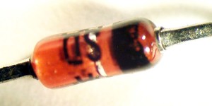 Glass axial diode