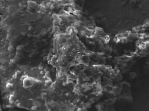 micrograph of lead screw assembly contamination-2