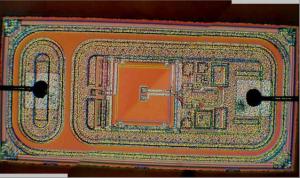 Silicon controlled rectifier with no visual flaws in metal