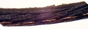 strands of crimped copper wire