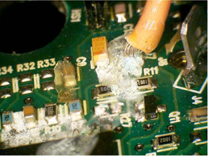 Solder corrosion