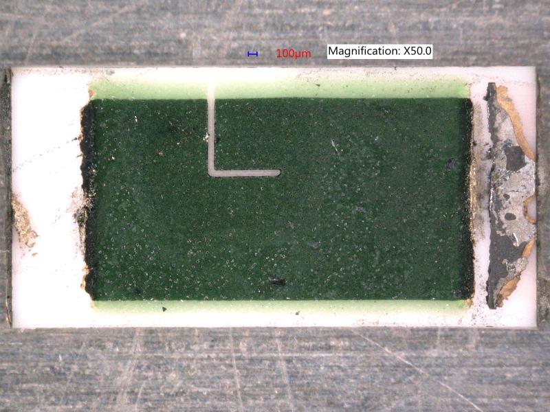 Sample 2, new resistor
