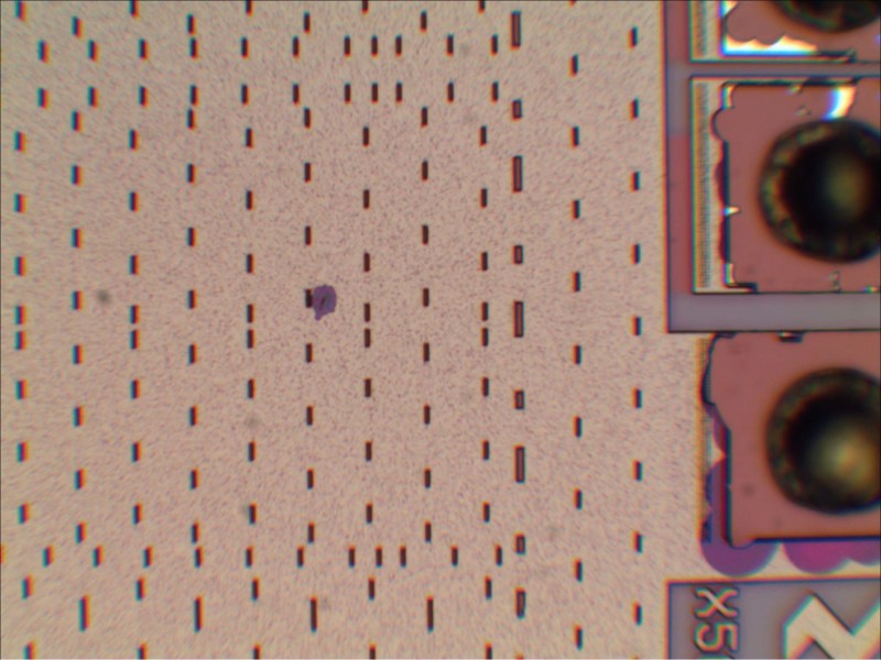 defect in Vcc passivation