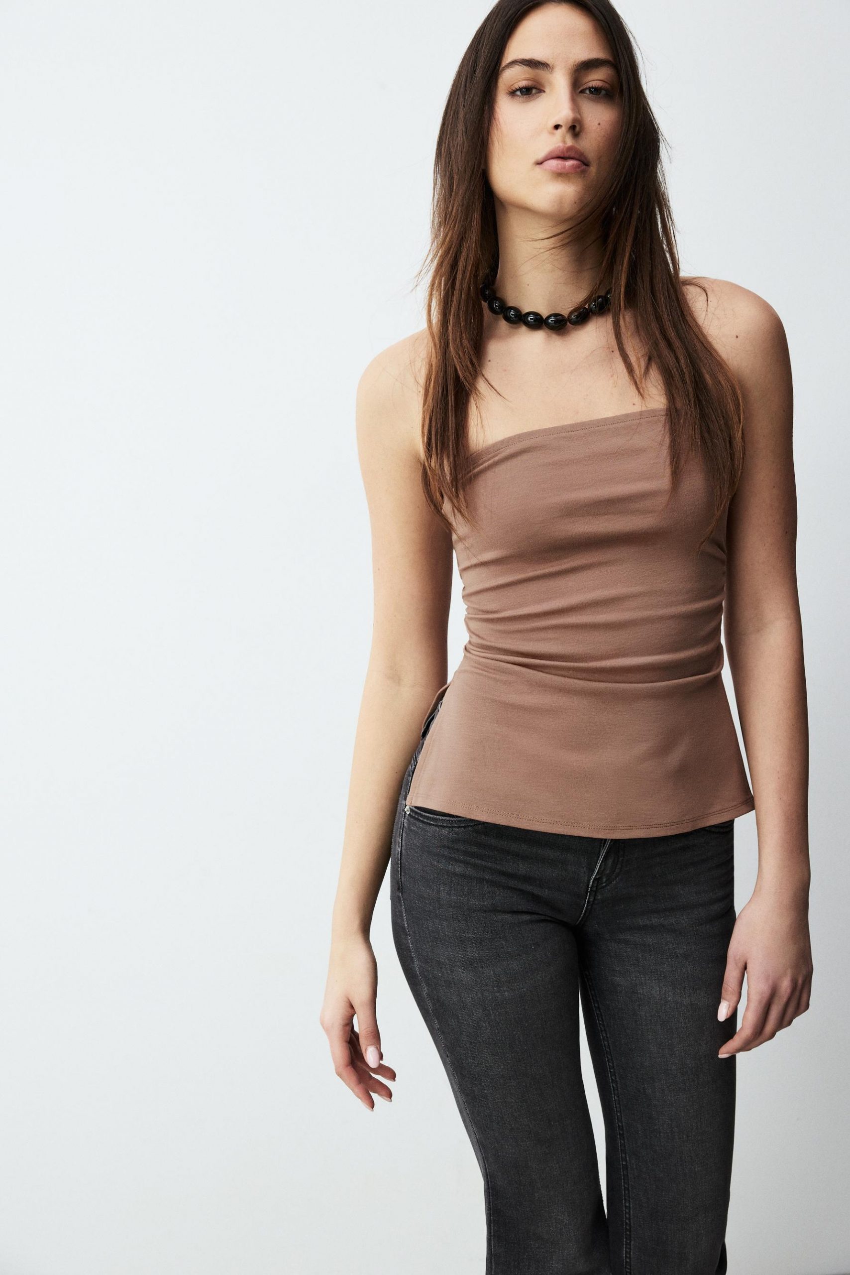Stone Zenith Architectural Ponte Roma Sleeveless Top