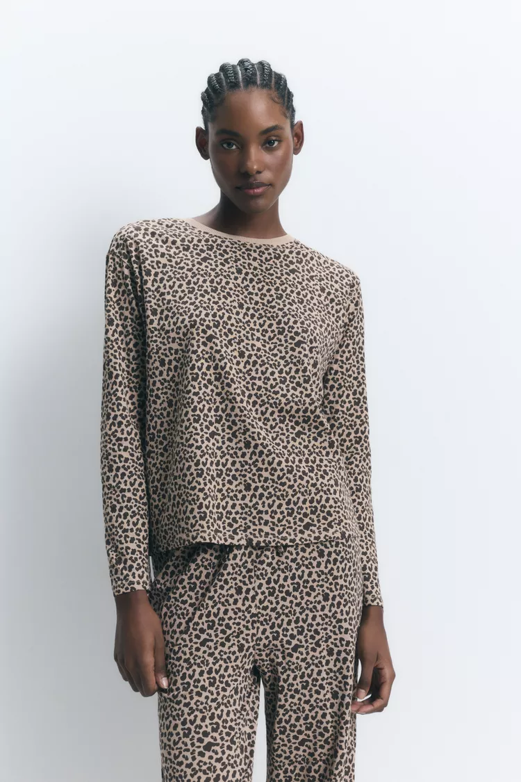 Mink Zenith Architectural Cotton Pyjama Set