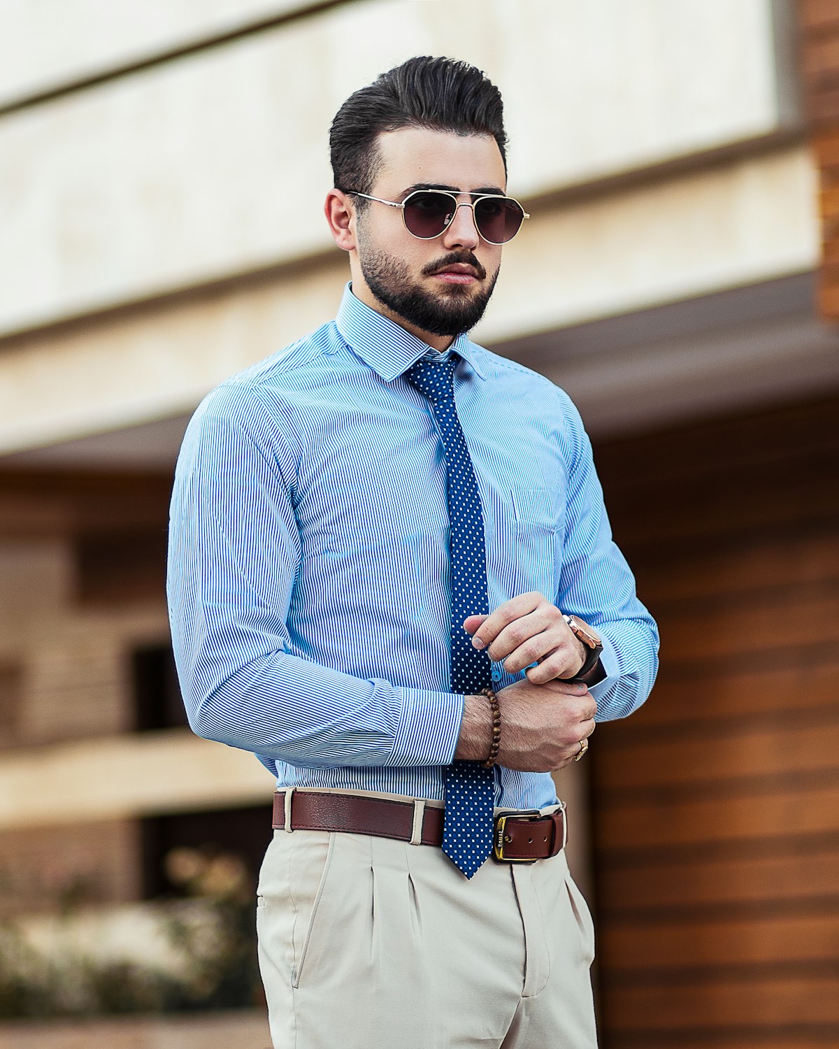Men's Black Premium Slim-Fit Formal Shirt