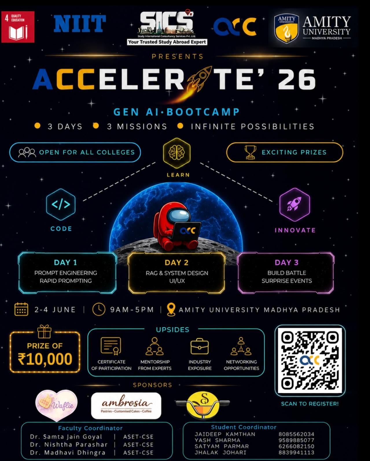 ACCelerate'26 (tech week) event poster