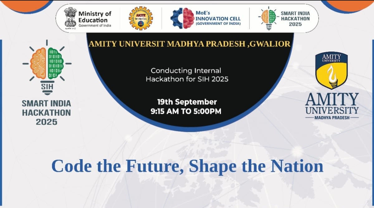 SIH 2025 Internal round event poster