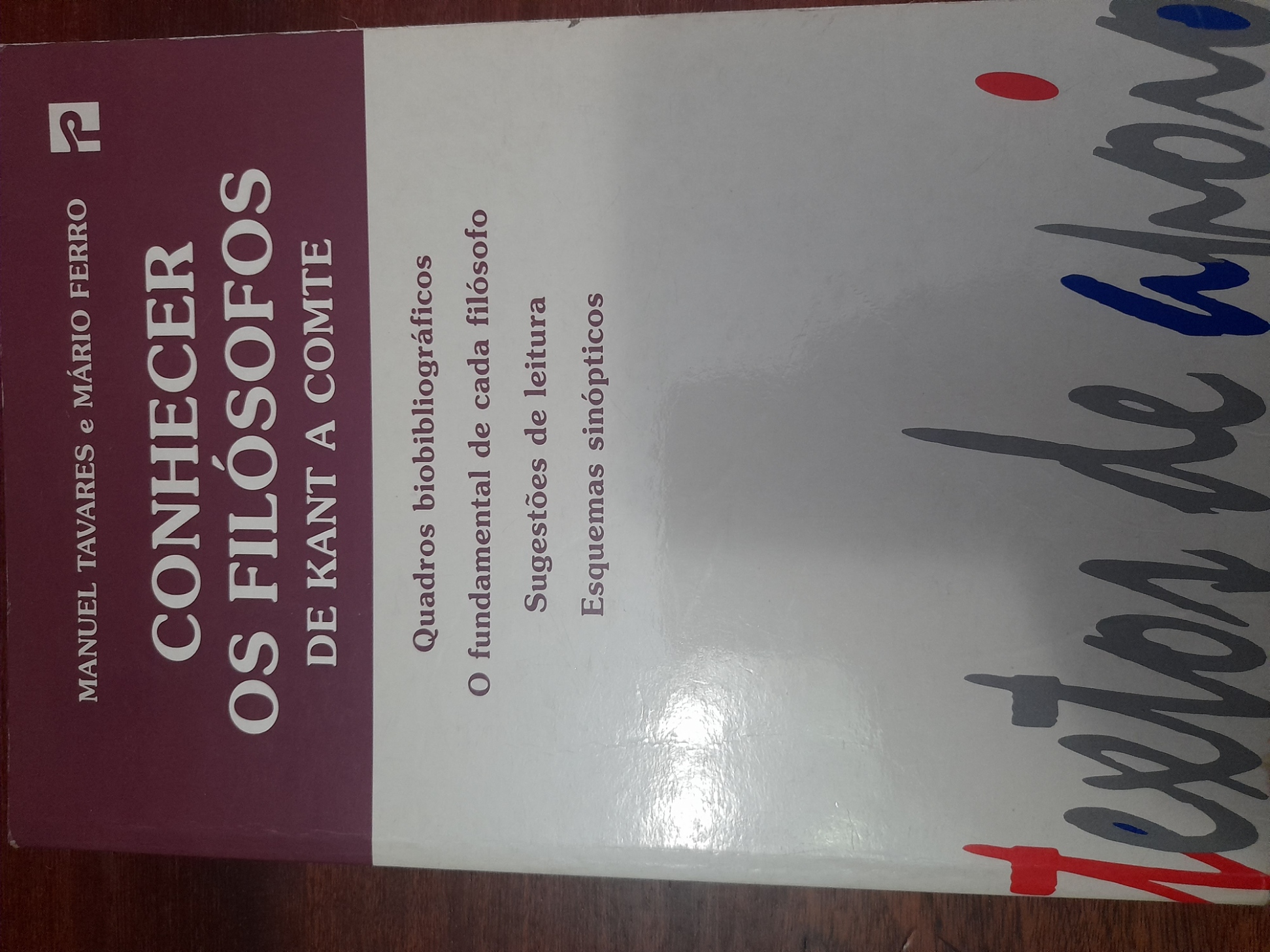 Conhecer os Filosófos - de Kant a Comte 