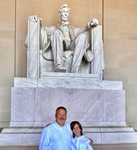 Scott Corliss with his wife
