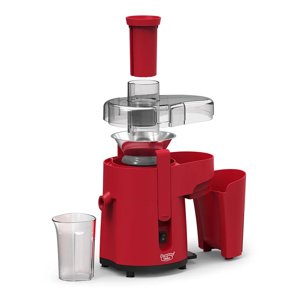 So Yummy By Bella Plastic/metal Mini Juicer Red : Target