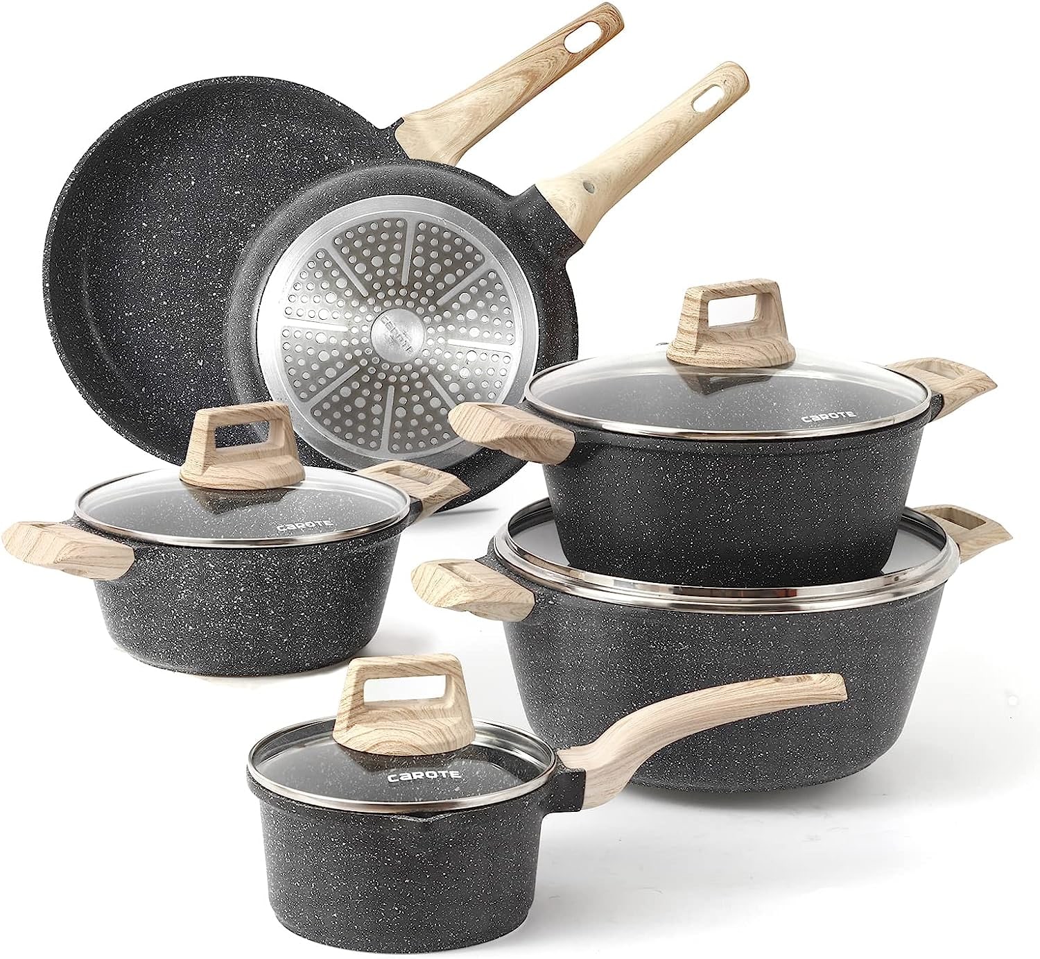 Carote Nonstick Granite Cookware … curated on LTK