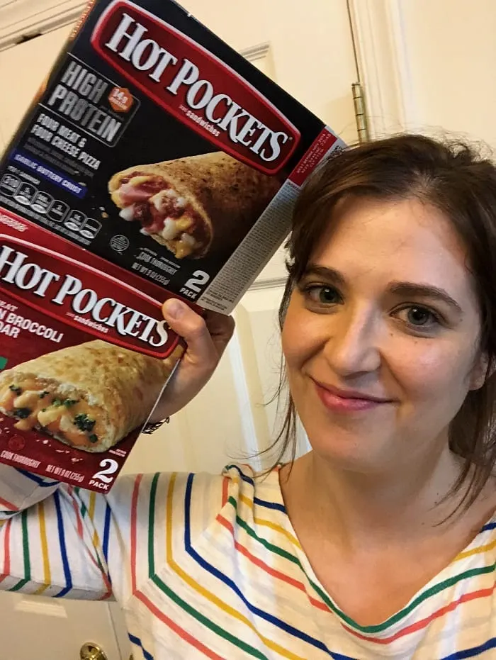 Hot Pockets High Protein Bacon Cheddar Melt Pretzel Bread Crust