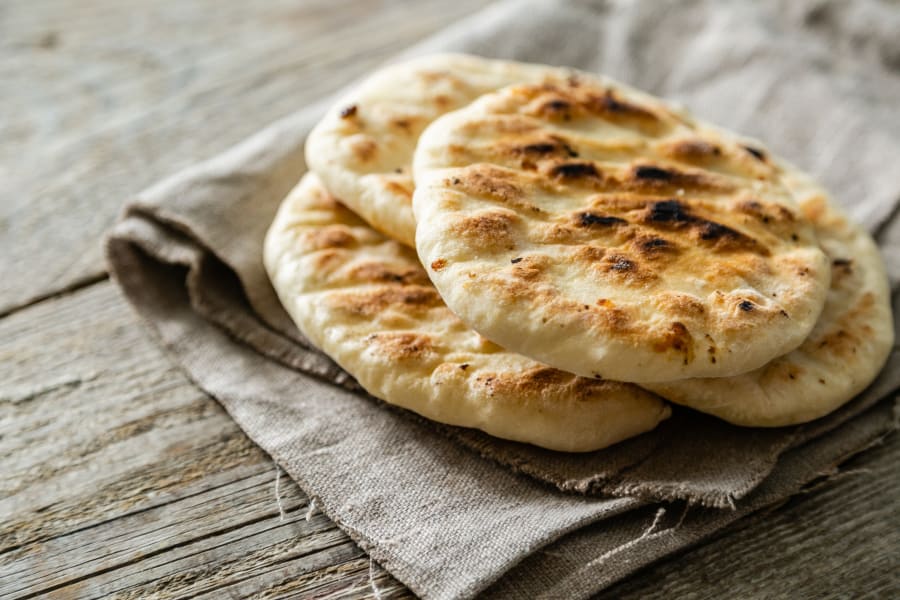 Traditional pita bread