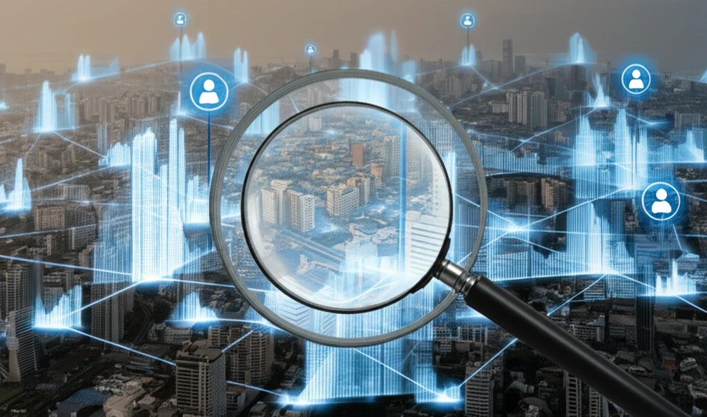Interconnected network of businesses and resources in a thriving city.