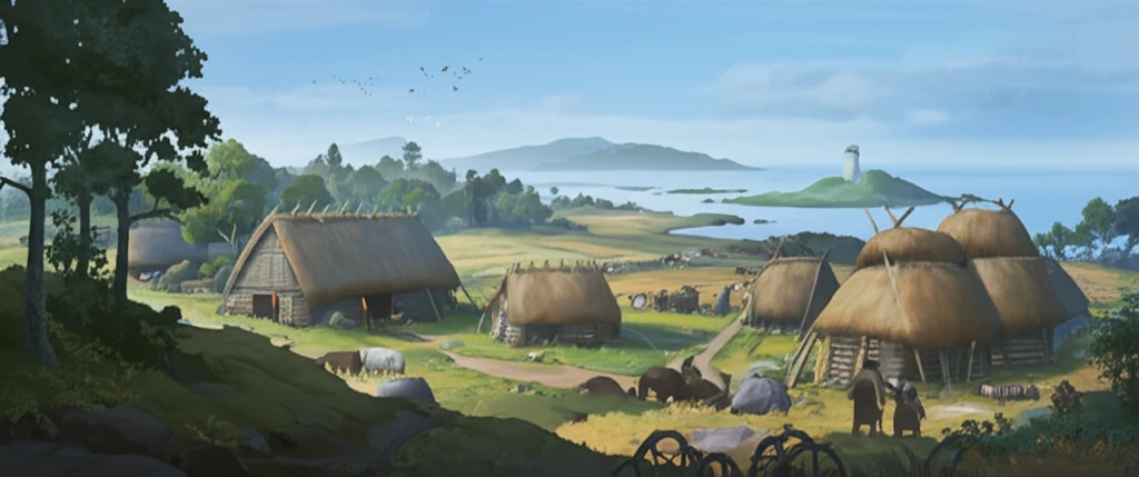 Bronze Age settlement on an Estonian island combining agriculture, livestock, and crafts.