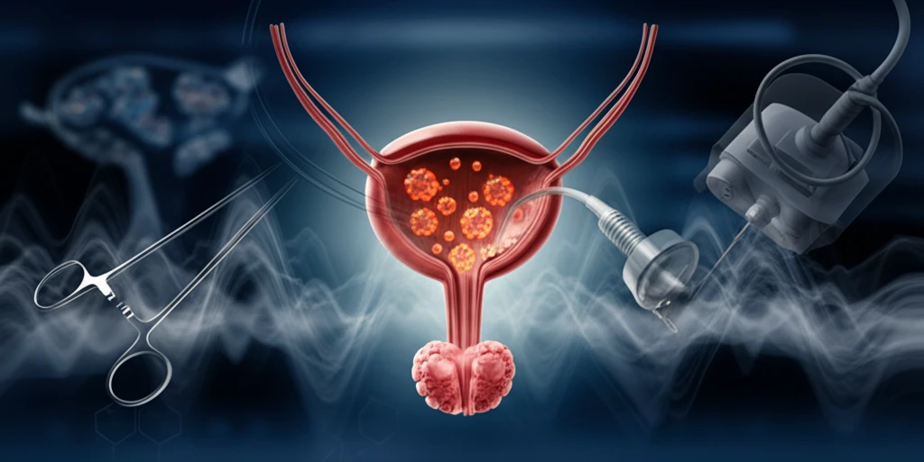 Advanced bladder cancer treatment concept