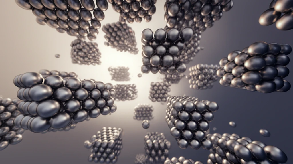 Transforming nickel crystals under heat and solvent exposure.