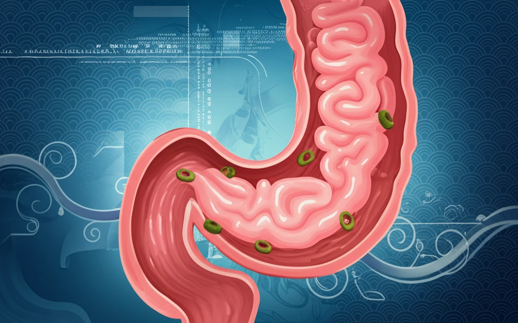 Surreal illustration of a healthy esophagus promoting wellness.