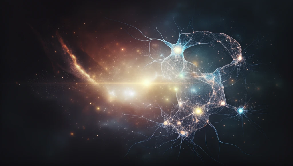 Cosmic neural network: AI revolutionizing dark matter research.