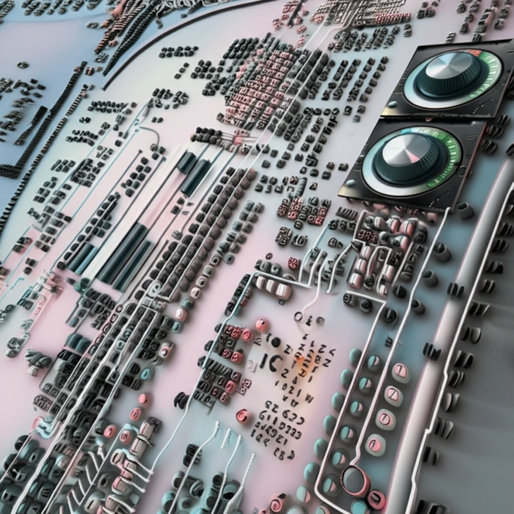 Illustration of data streams flowing into a control panel with 'False Alarm Control' dial.