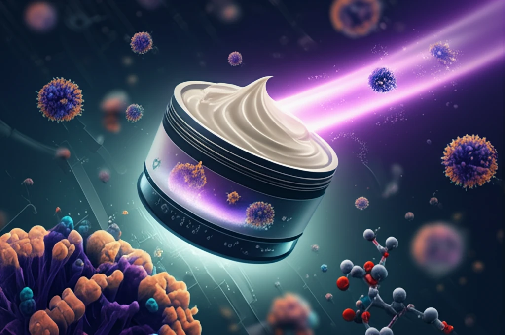 UV light analyzing cream