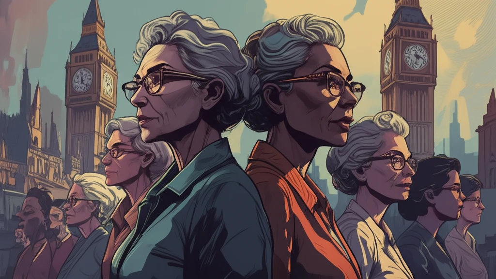 A diverse group of older women symbolizing resilience and strength.