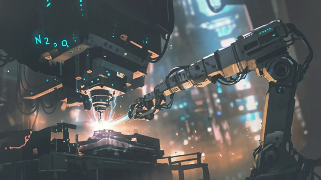 Futuristic dry deep drawing process with robotic arm and volatile media lubrication.