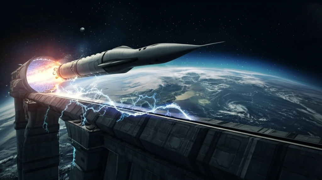 SSTO Rocket Launching from Electromagnetic Railgun