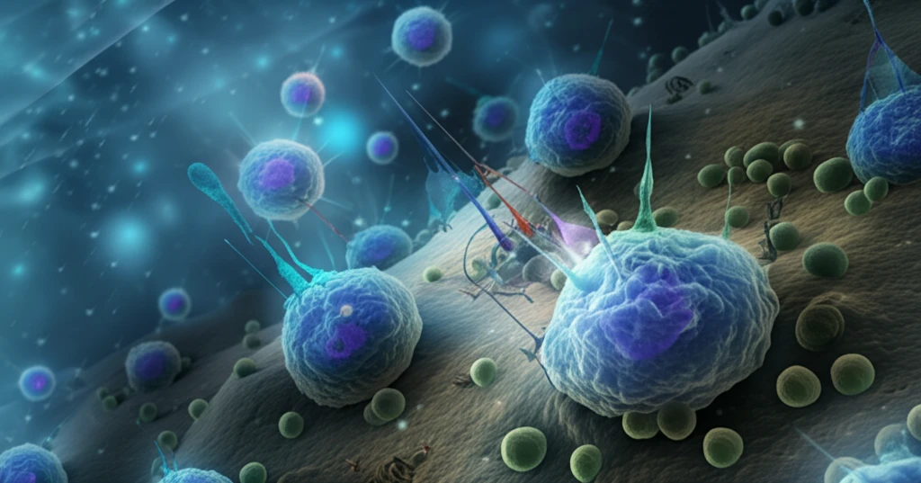 Mass cytometry analysis of immune cells in sepsis treatment research.