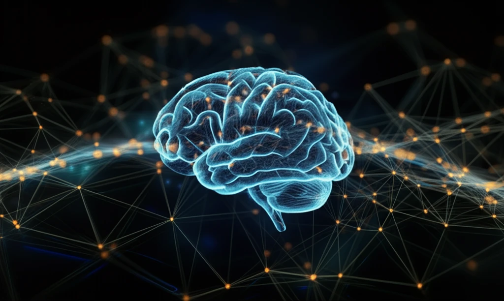 Neural network forming a human brain