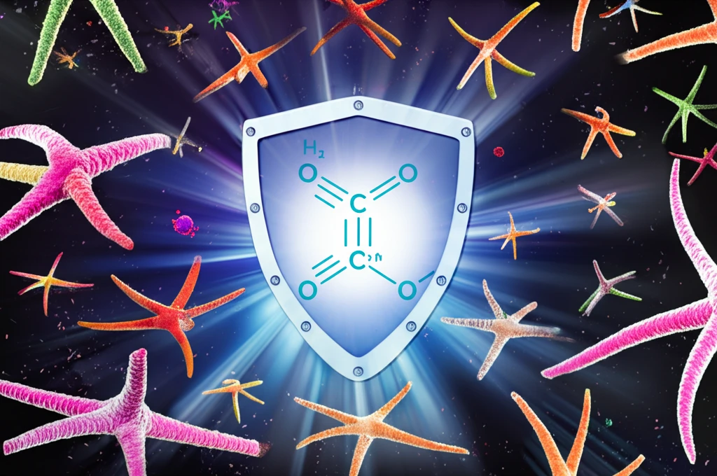 Cysteine molecule shielding cells from free radicals