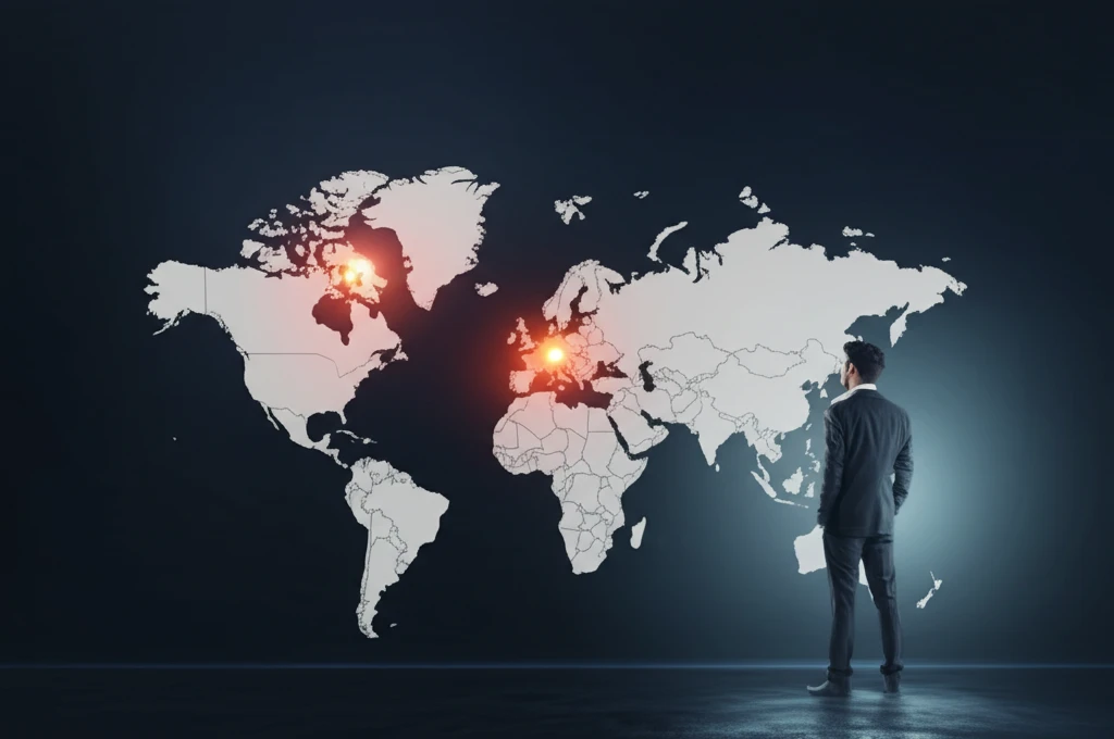 Global map highlighting testicular cancer incidence rates, symbolizing awareness and proactive health.