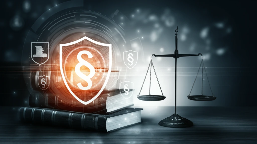 Scales of justice balancing national law and international treaties