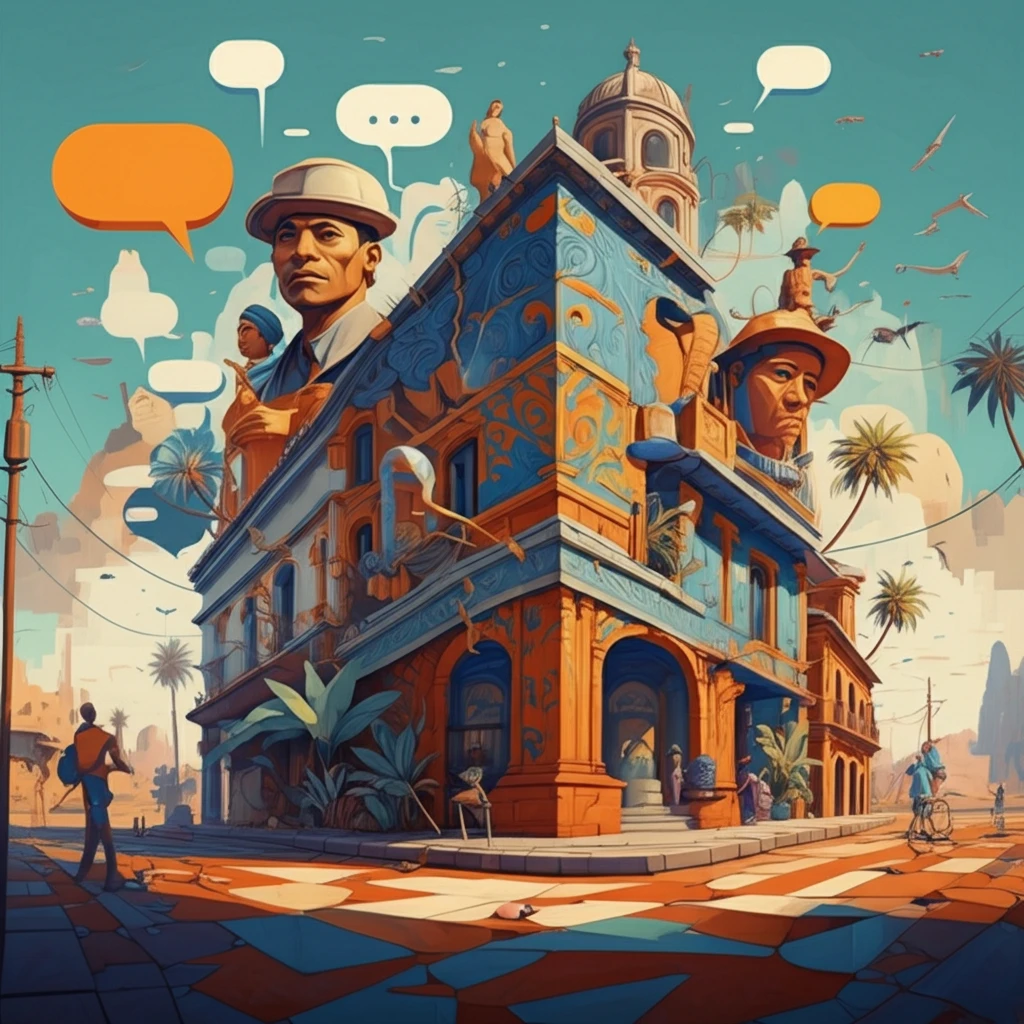 Latin American landscape symbolizing the re-emergence of diverse voices and decolonization.