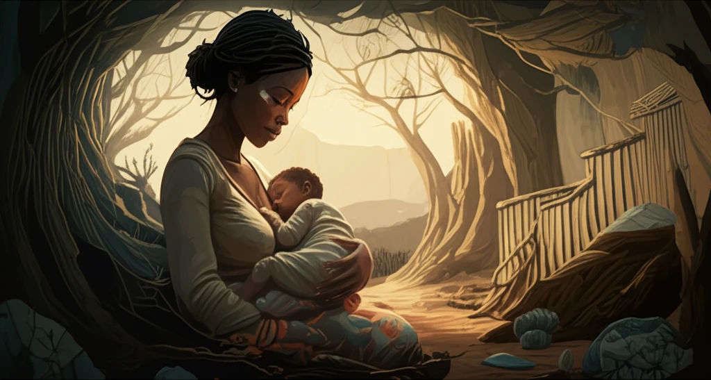 Symbolic representation of barriers to infant healthcare in South Africa.