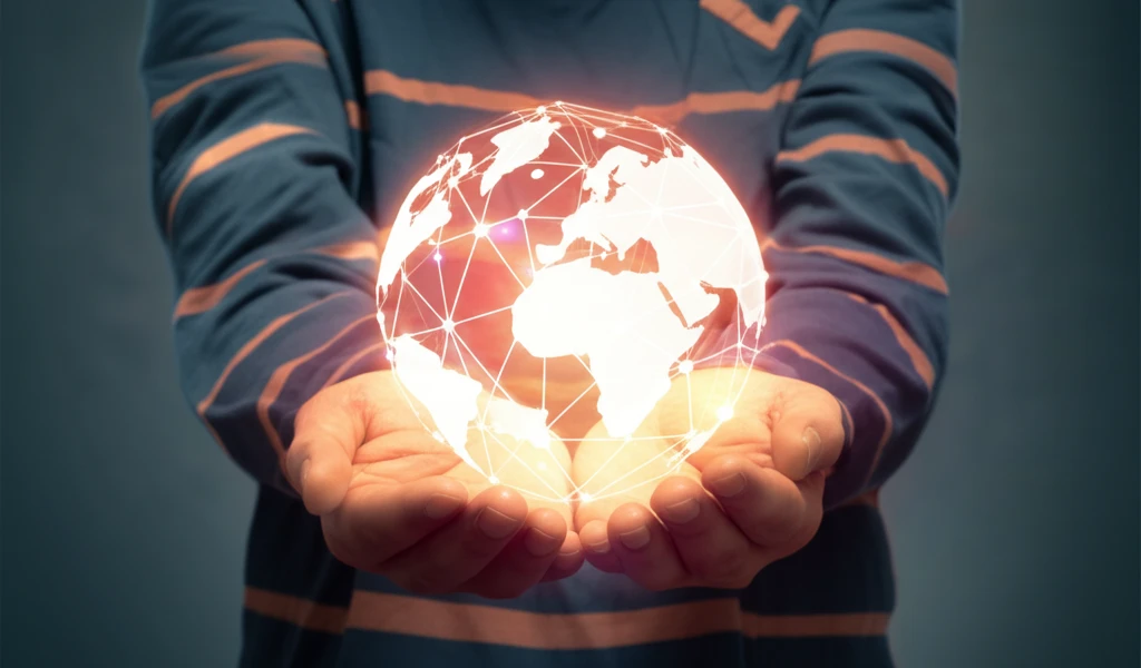 Hands gently holding a glowing orb, symbolizing strength and healing in osteoarthritis