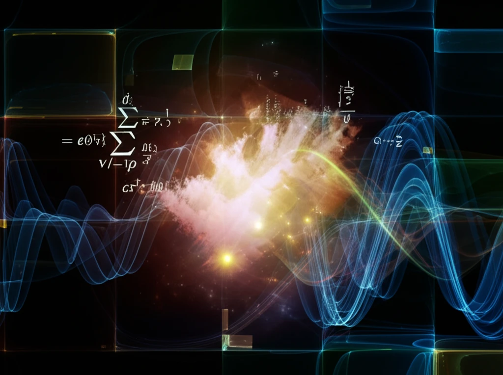 Surreal landscape of prime numbers connected by an L-function.