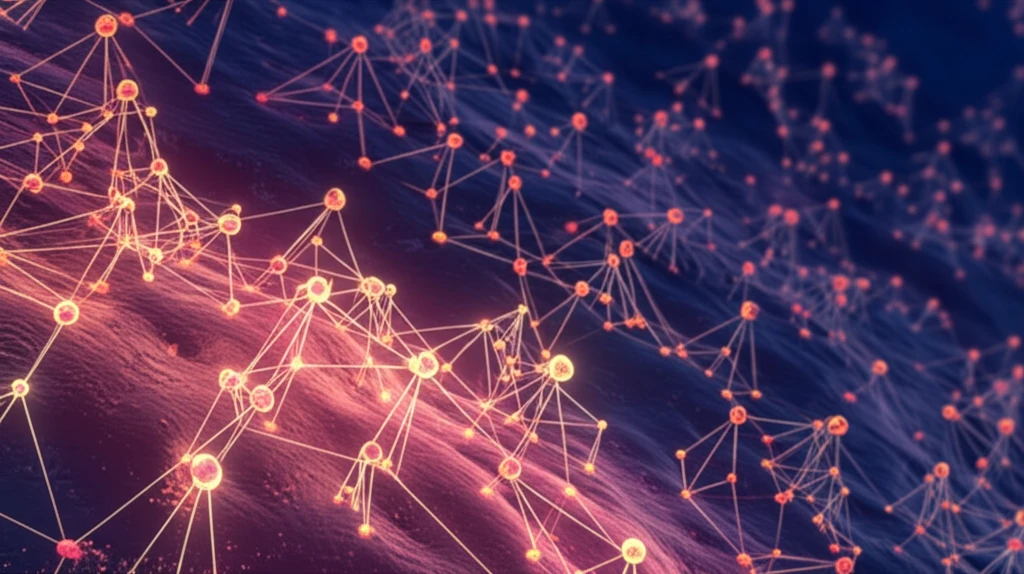 Interconnected network of phosphorylation sites within a stylized human cell, glowing to represent activity and dynamism.
