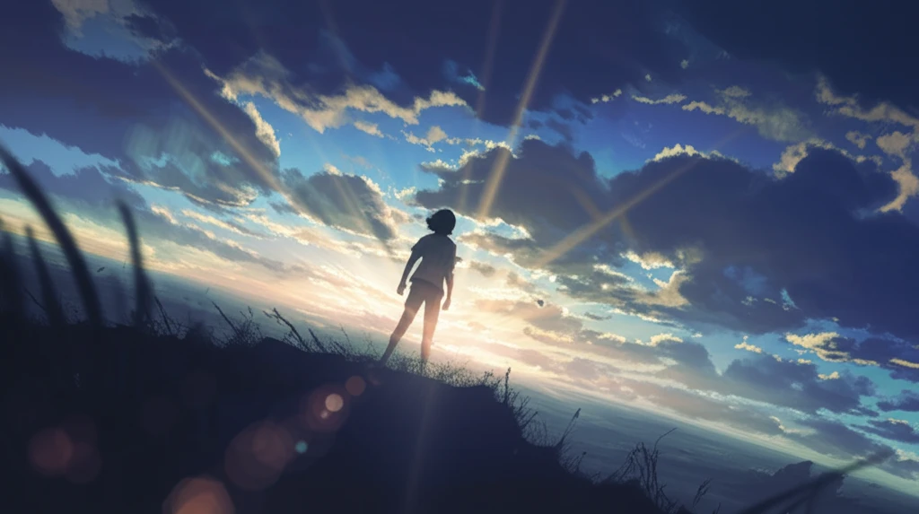 Hopeful sunrise symbolizing resilience after loss.