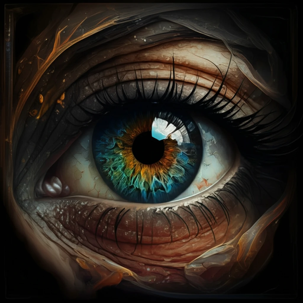 Advanced eye scan revealing detailed retinal layers, symbolizing early glaucoma detection.