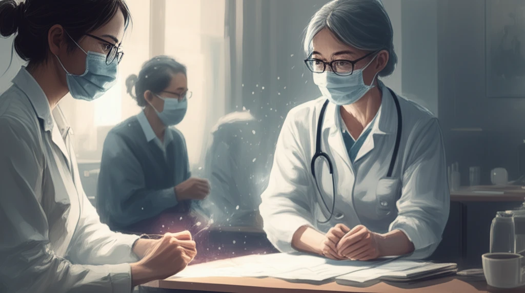 Nurse gently caring for elderly patient skin, symbolizing protection from IAD.