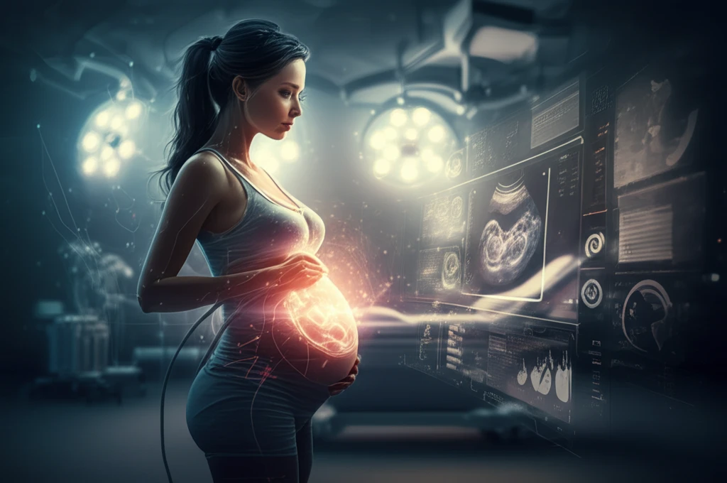 Intrapartum ultrasound offers a clear view of fetal positioning during childbirth.