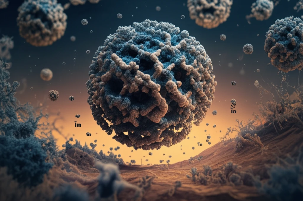 Titanium Hydroxide Particles Adsorbing Thorium Ions